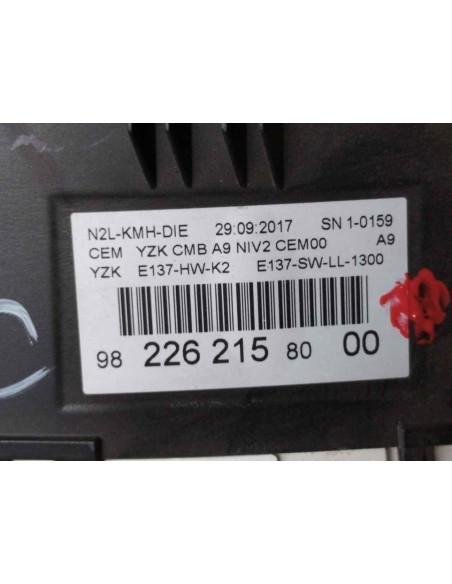 CUADRO INSTRUMENTOS PEUGEOT 208 - 124897