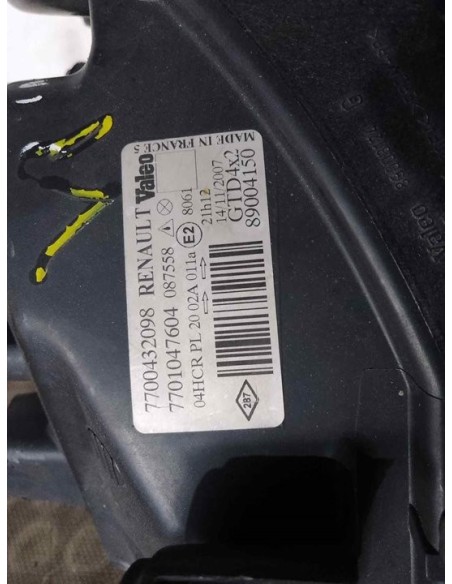 FARO IZQUIERDO RENAULT MEGANE I SCENIC (JA0) - 125282