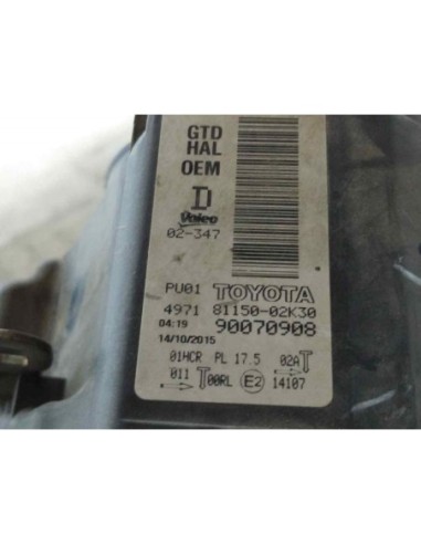 FARO IZQUIERDO TOYOTA AURIS (E18) - 143151