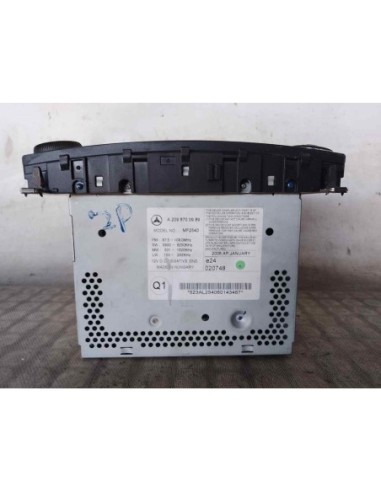 SISTEMA AUDIO / RADIO CD MERCEDES-BENZ CLK (BM...