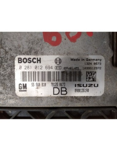 CENTRALITA MOTOR UCE OPEL ASTRA H BERLINA - 114491