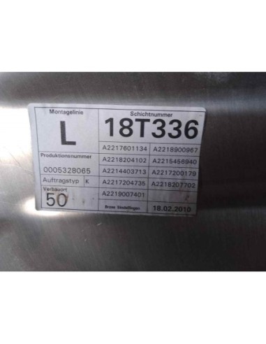 ELEVALUNAS DELANTERO IZQUIERDO MERCEDES-BENZ...