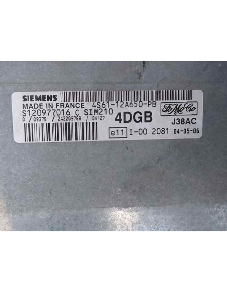 CENTRALITA MOTOR UCE FORD FIESTA (CBK) - 166314