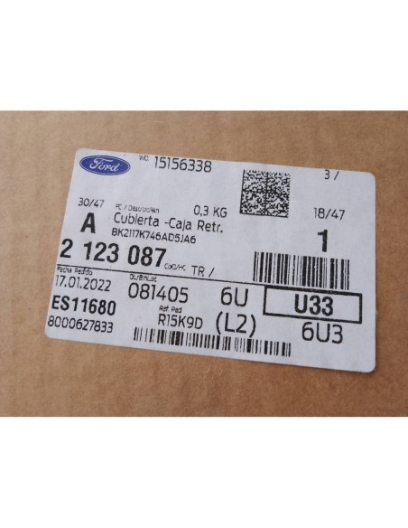 CARCASA RETROVISOR DERECHO FORD TRANSIT BUS (TTG)(2013) - 117395