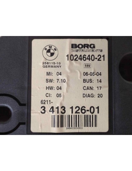 CUADRO INSTRUMENTOS BMW SERIE X3 (E83) - 91311