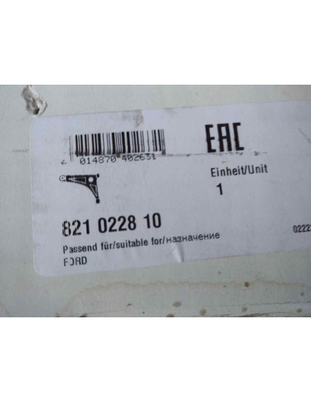 BRAZO SUSPENSION INFERIOR DELANTERO DERECHO FORD FIESTA BERL /COURIER - 141264