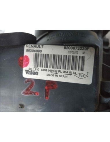 FARO IZQUIERDO RENAULT MEGANE II COUPE/CABRIO -...