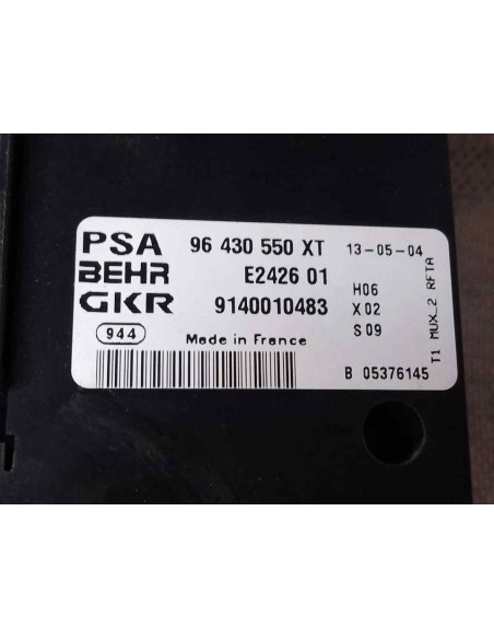 MANDO CALEFACCION / AIRE ACONDICIONADO PEUGEOT 206 - 169145