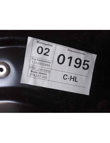 ELEVALUNAS TRASERO IZQUIERDO VOLKSWAGEN PASSAT BERLINA (362) - 129843