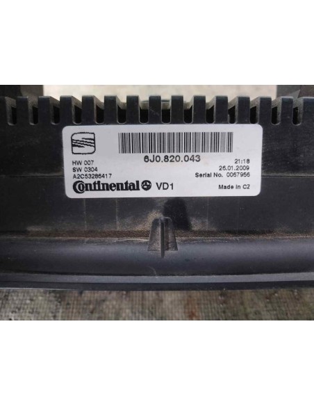 MANDO CLIMATIZADOR SEAT IBIZA BERLINA (6J5) - 144232