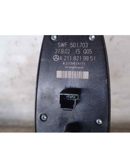 MANDO ELEVALUNAS DELANTERO IZQUIERDO MERCEDES-BENZ CLASE E (BM 211) BERLINA - 139495