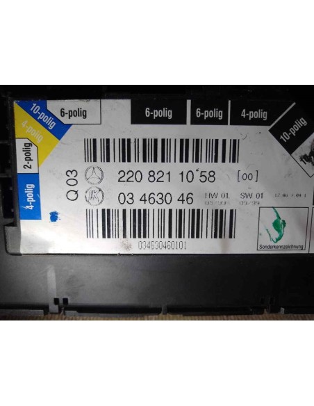 MODULO ELECTRONICO MERCEDES-BENZ CLASE S (BM 220) BERLINA - 177907