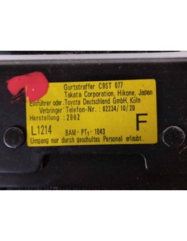 CINTURON SEGURIDAD DELANTERO DERECHO TOYOTA...