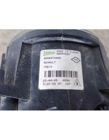 FARO ANTINIEBLA IZQUIERDO RENAULT MEGANE III...