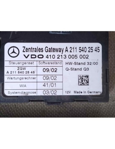 MODULO ELECTRONICO MERCEDES-BENZ CLASE E (BM...