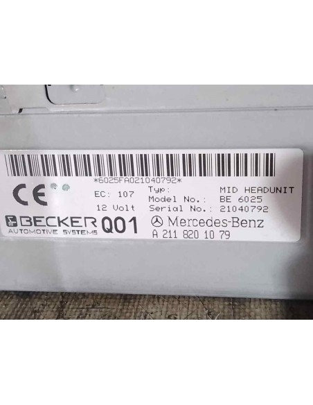 SISTEMA NAVEGACION GPS MERCEDES-BENZ CLASE E (BM 211) BERLINA - 147355