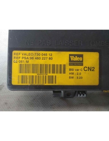 CAJA RELES / FUSIBLES CITROEN XSARA BERLINA -...