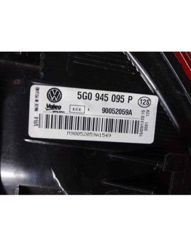 PILOTO TRASERO IZQUIERDO VOLKSWAGEN GOLF VII...