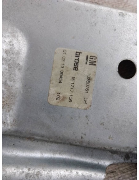 ELEVALUNAS TRASERO IZQUIERDO OPEL ASTRA J BERLINA 5P - 95237