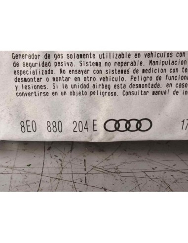 AIRBAG DELANTERO DERECHO AUDI A4 AVANT (8E) -...