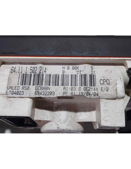 MANDO CALEFACCION / AIRE ACONDICIONADO MINI MINI (R50 R53) - 264144