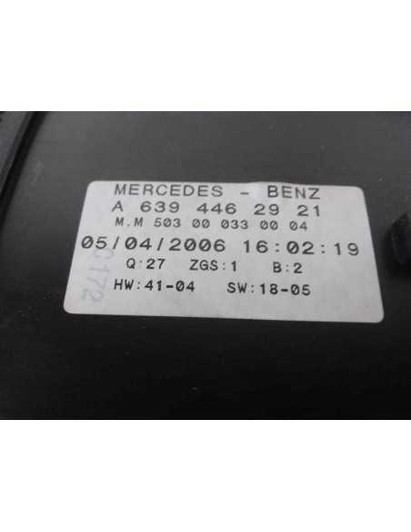 CUADRO INSTRUMENTOS MERCEDES-BENZ VITO BASIC-KOMBI (639) - 235560