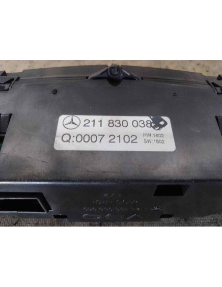 MANDO CALEFACCION / AIRE ACONDICIONADO MERCEDES-BENZ CLASE E (BM 211) BERLINA - 134813