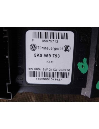 MOTOR ELEVALUNAS DELANTERO IZQUIERDO VOLKSWAGEN...
