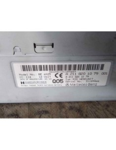 SISTEMA NAVEGACION GPS MERCEDES-BENZ CLASE E (BM 211)... 2