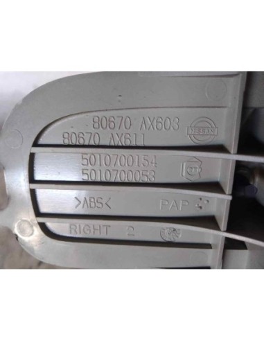 MANETA INTERIOR DELANTERA DERECHA NISSAN MICRA...