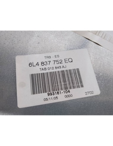 ELEVALUNAS DELANTERO DERECHO SEAT IBIZA (6L1) -...