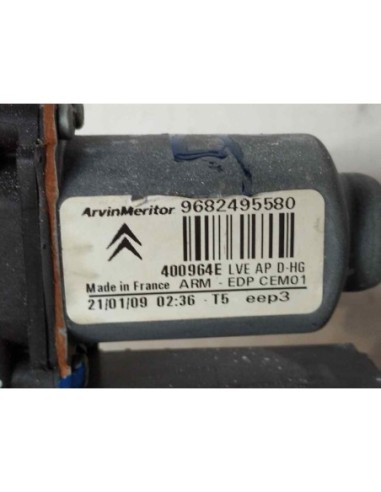 MOTOR ELEVALUNAS DELANTERO DERECHO CITROEN C4...