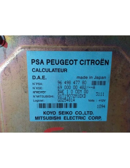 MODULO ELECTRONICO CITROEN C3 PLURIEL - 136244
