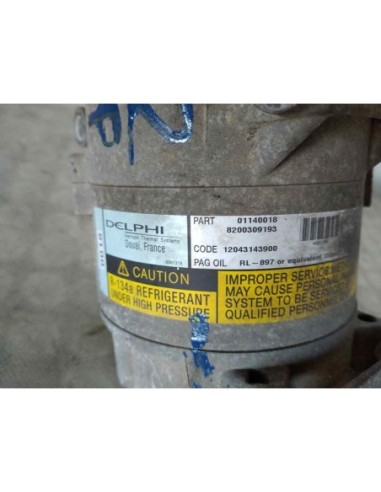 COMPRESOR AIRE ACONDICIONADO RENAULT MEGANE II...