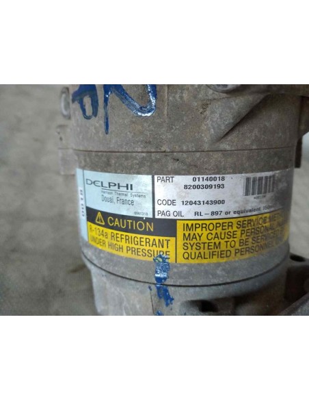 COMPRESOR AIRE ACONDICIONADO RENAULT MEGANE II BERLINA 5P - 135061