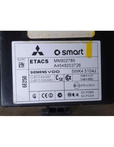 MODULO ELECTRONICO SMART FORFOUR - 218344