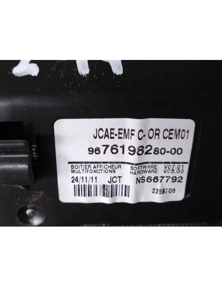 PANTALLA MULTIFUNCION CITROEN C4 BERLINA - 146512