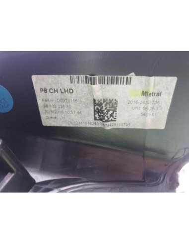 APOYABRAZOS CENTRAL PEUGEOT 3008 - 207257