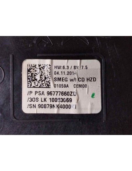 MANDO MULTIFUNCION PEUGEOT 308 - 94395