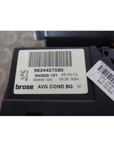 MOTOR ELEVALUNAS DELANTERO IZQUIERDO PEUGEOT...