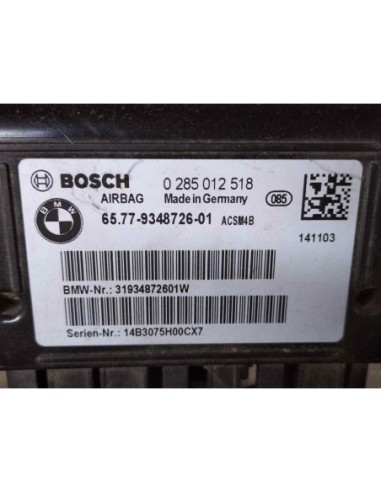 CENTRALITA AIRBAG BMW SERIE 1 BERLINA 5P (F20)...
