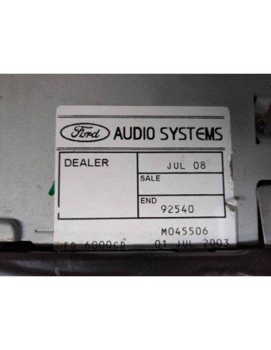 SISTEMA AUDIO / RADIO CD FORD MONDEO BERLINA...