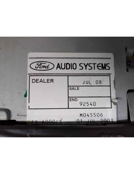 SISTEMA AUDIO / RADIO CD FORD MONDEO BERLINA (GE) - 100275