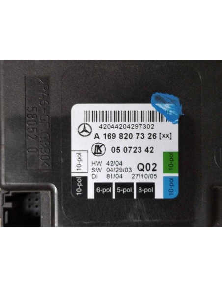 MODULO ELECTRONICO MERCEDES-BENZ CLASE A (BM 169) - 95422
