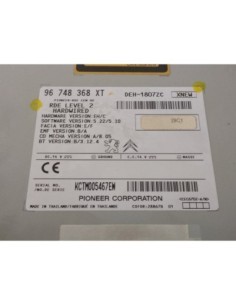 SISTEMA AUDIO / RADIO CD PEUGEOT ION - 95551 2