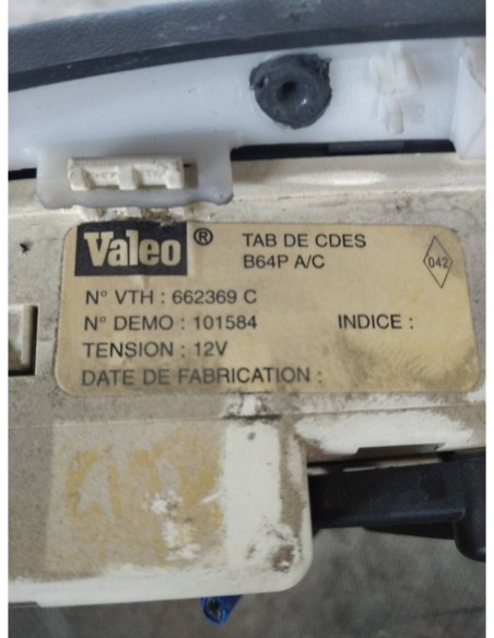 MANDO CALEFACCION / AIRE ACONDICIONADO RENAULT MEGANE I BERL / BERL  CON PORTÓN (BA0) - 96489