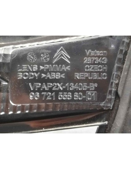 PILOTO TRASERO IZQUIERDO CITROEN C4 BERLINA - 96782