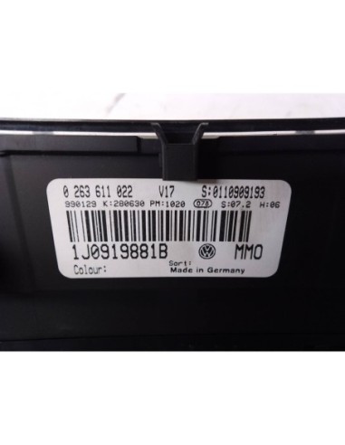 CUADRO INSTRUMENTOS VOLKSWAGEN GOLF IV BERLINA...