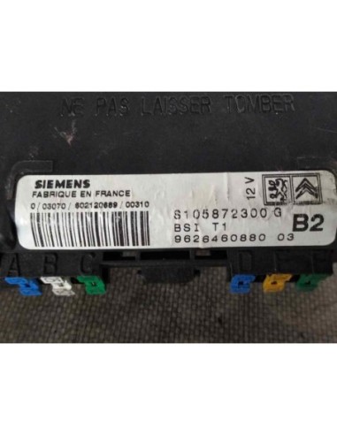 CAJA RELES / FUSIBLES PEUGEOT 206 - 119880