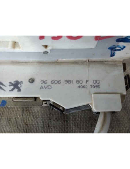CERRADURA PUERTA DELANTERA DERECHA PEUGEOT 407 - 106302